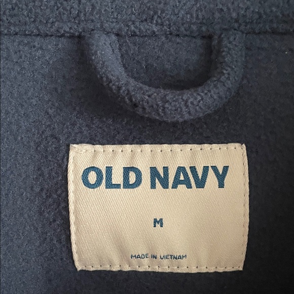 Old Navy Navy Blue Fleece Jacket - Picture 2 of 8